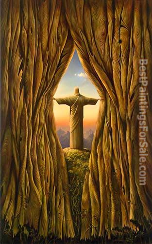 Vladimir Kush above the world
